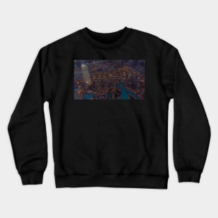 DUBAI PANORAMIC VIEW Crewneck Sweatshirt